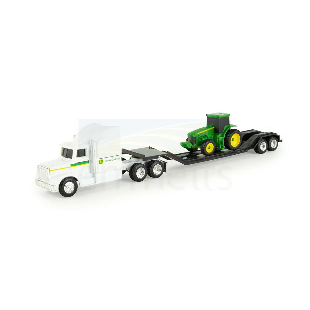 John deere tractor trailer hot sale toy