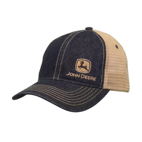 john deere denim hat