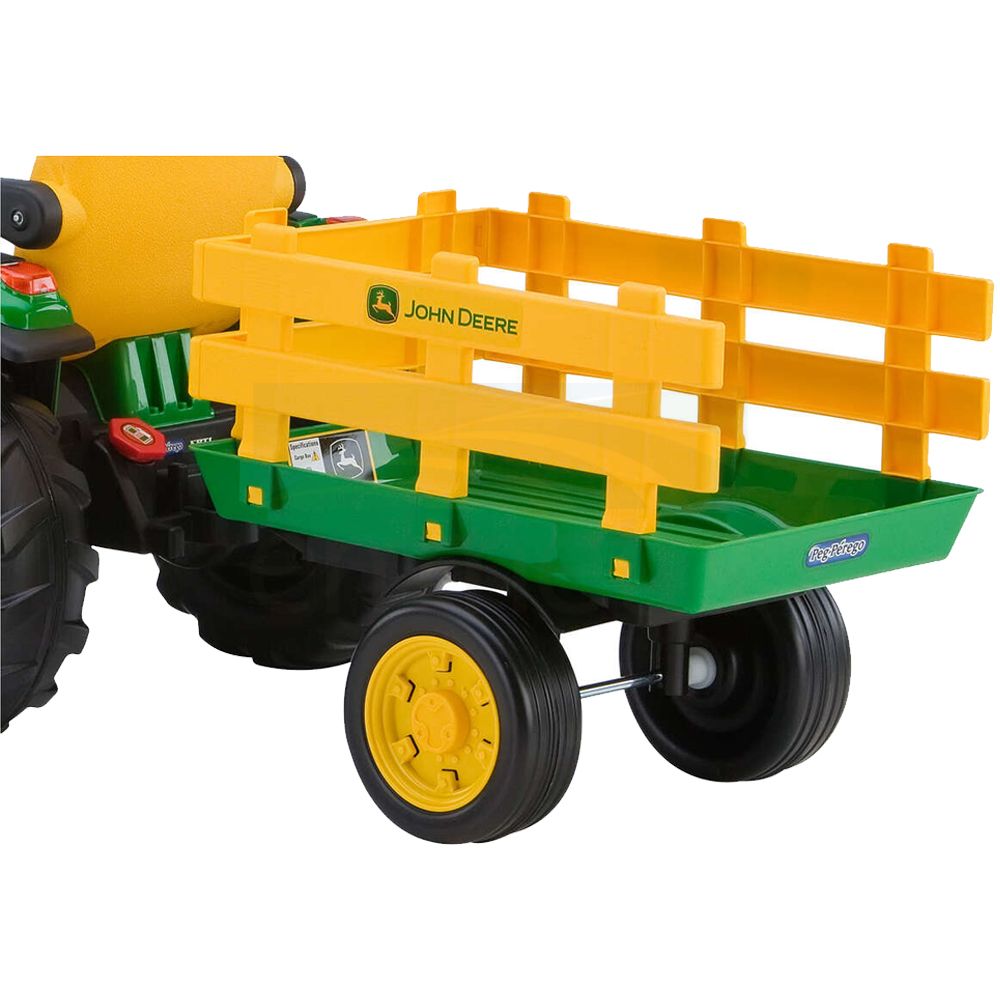 Peg-Perego John Deere 12V Ground Force Tractor & Stake Wagon IGOR0039 ...