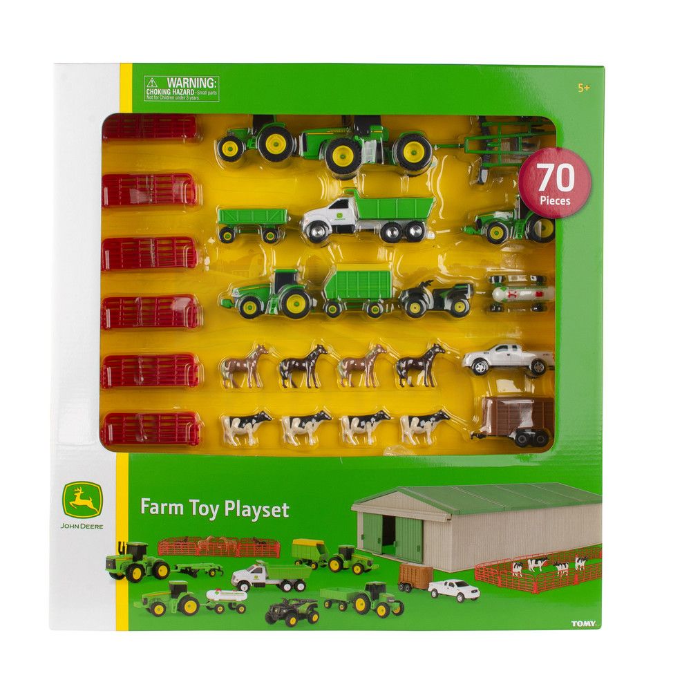 john deere 70 piece mini vehicle value set