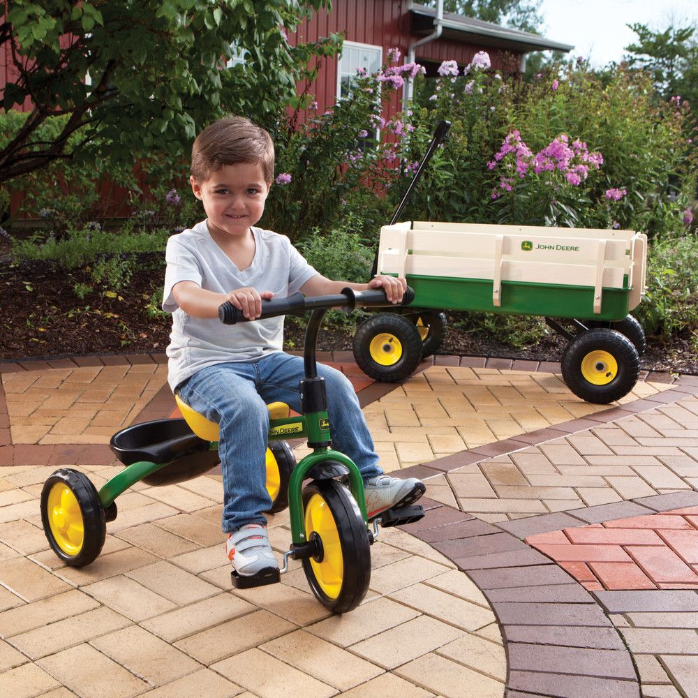 john deere steel tricycle