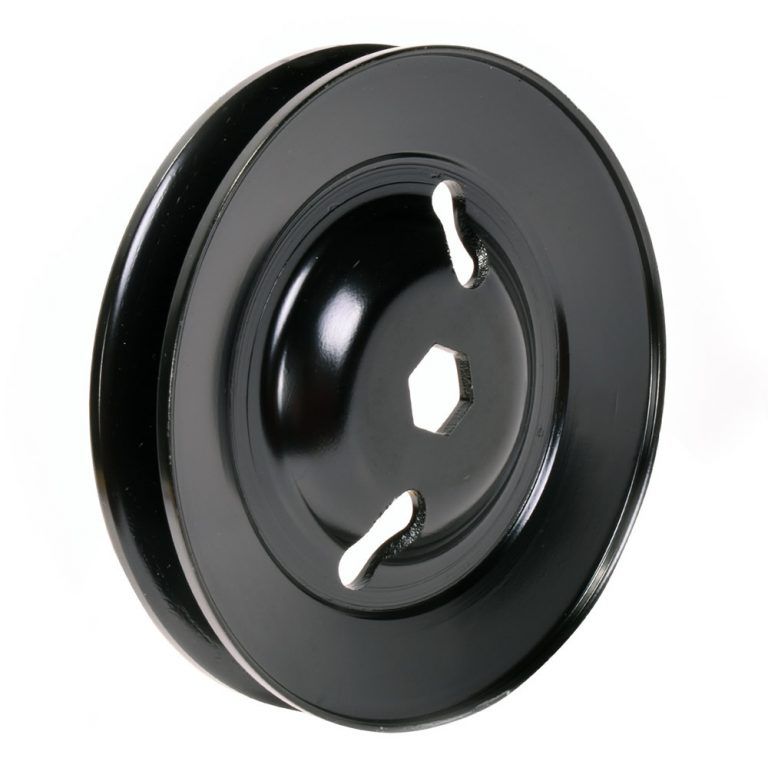 Lawn mower deck discount pulley