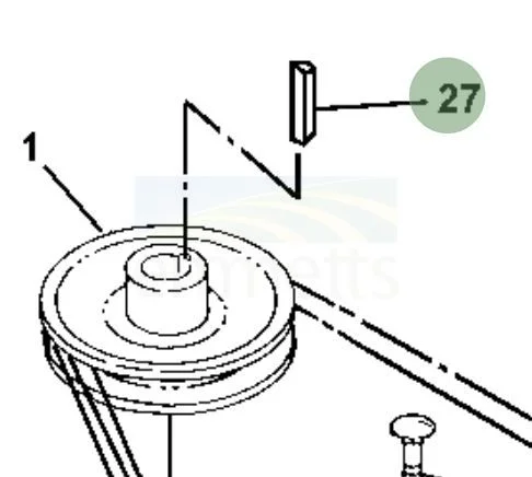 Shaft Key M45460 Emmetts Shop