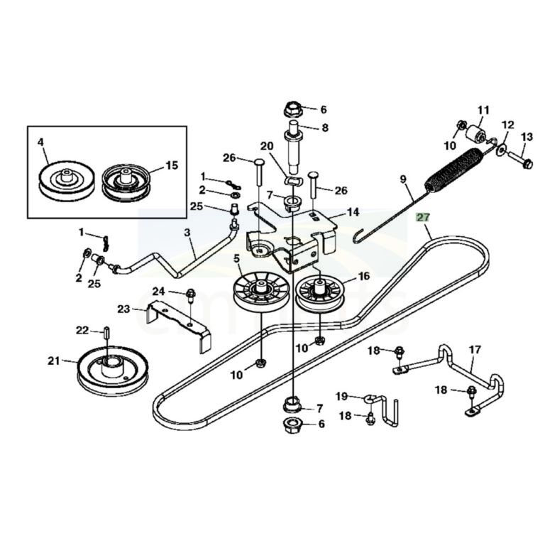 John deere x300 belt diagram sale