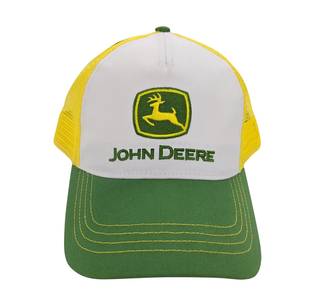 yellow john deere hat