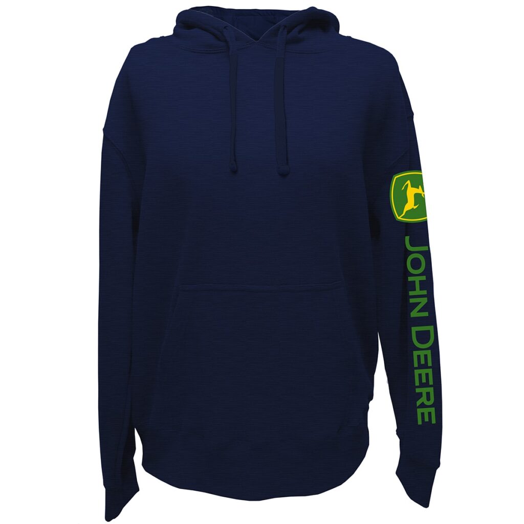 John Deere Men's Fleece Hoodie with Arm Logo 13021942 - Emmetts Shop