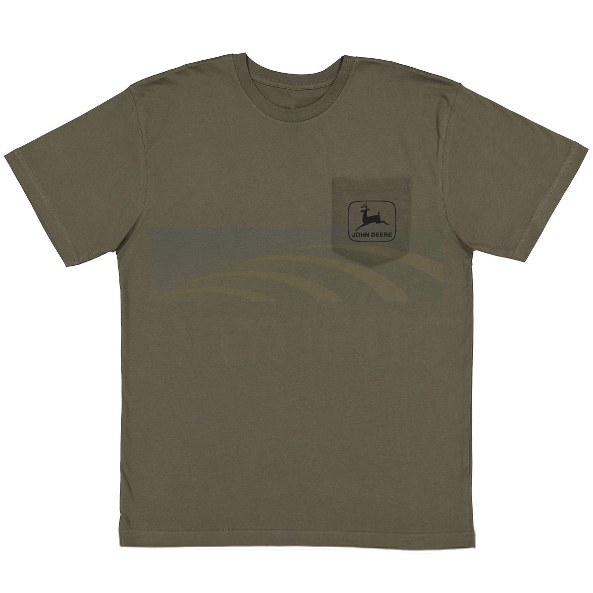 John Deere Olive Service Graphic Pocket T-Shirt 14852123OV - Emmetts Shop