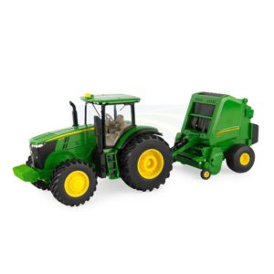 john deere toy tractor and trailer