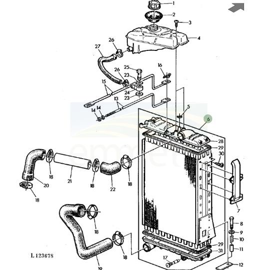 Radiator AL66766 - Emmetts Shop