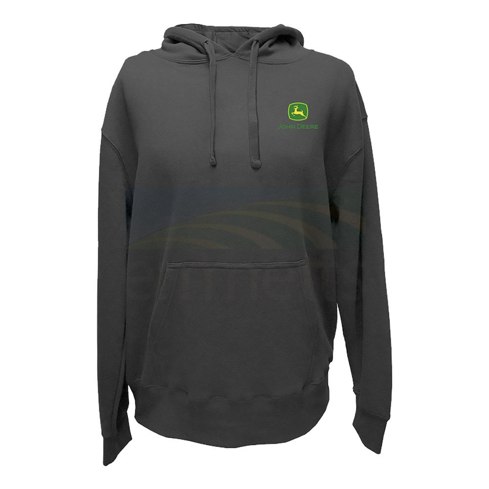 John Deere Men's Charcoal 70's Stripe Hoodie 13022186CH - Emmetts Shop