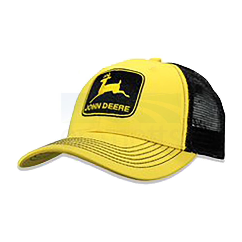 Black Trademark Cap John Deere