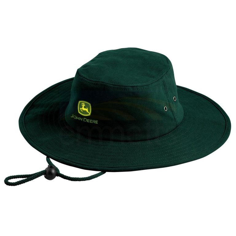 John Deere Bottle Green Broad Brim Surf Hat JOH803 - Emmetts Shop